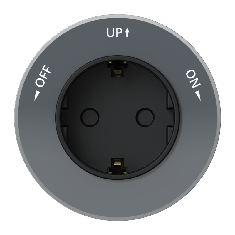 розетка multitrack 16а 250в 2p+e кругл. графит se mtk13001g от BTSprom.by