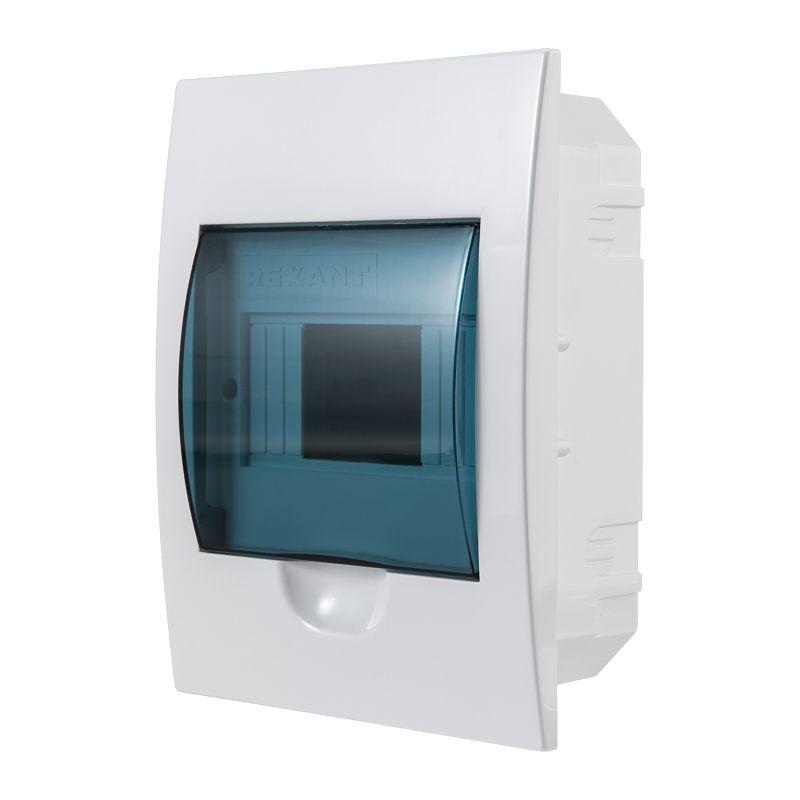  Бокс ЩРВ-П-6 IP41 пластик. бел. Rexant 11-0206 фото в каталоге от BTSprom.by