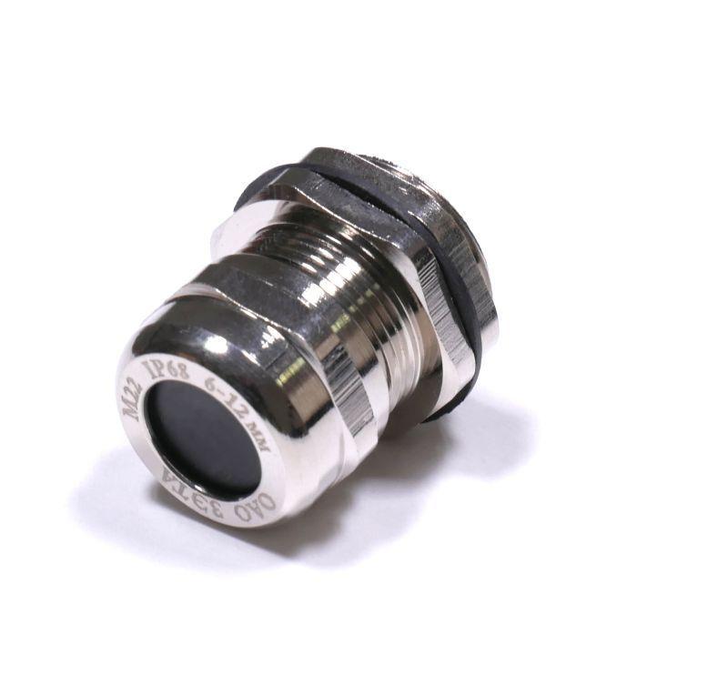 ввод кабельный м22 ip68 d10-14мм латунь гофроматик zeta30133 от BTSprom.by