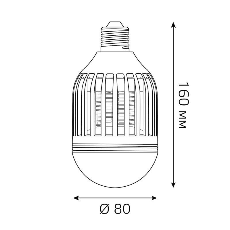  Лампа антимоскитная Mosquito 6Вт E27 220В GAUSS GMQ01 фото в каталоге от BTSprom.by