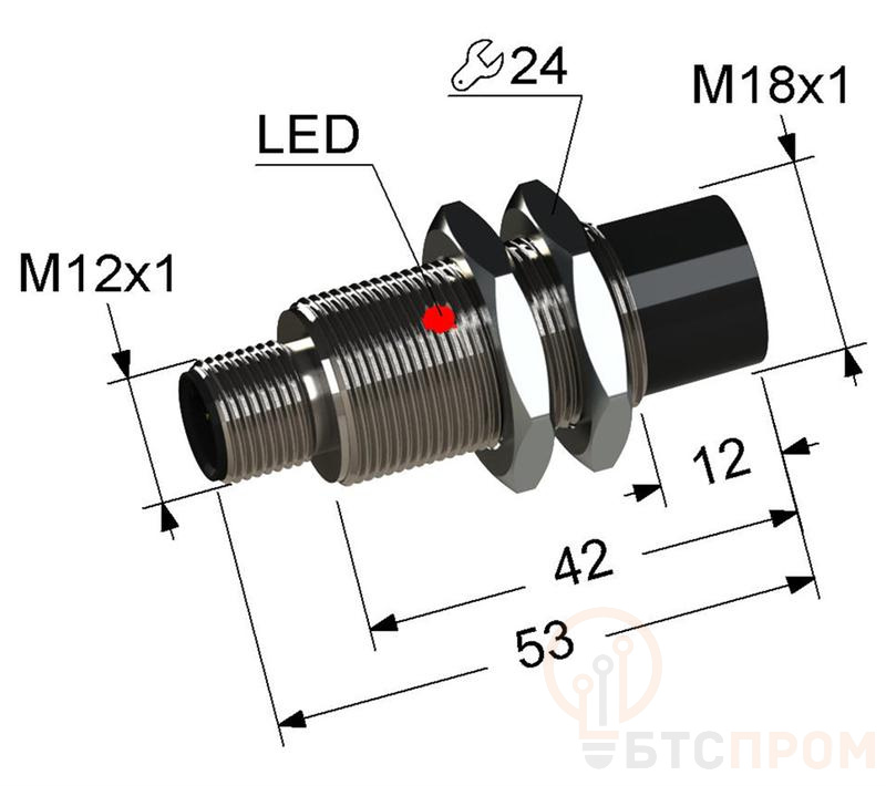 Выключатель бесконтактный PS2-18M53-12N31-C4 (ВБ2.18М.53.8.3.1.С4) МЕГА-К A8010-34123595 фото в каталоге от BTSprom.by  Выключатель бесконтактный PS2-18M53-12N31-C4 (ВБ2.18М.53.8.3.1.С4) МЕГА-К A8010-34123595 фото в каталоге от BTSprom.by