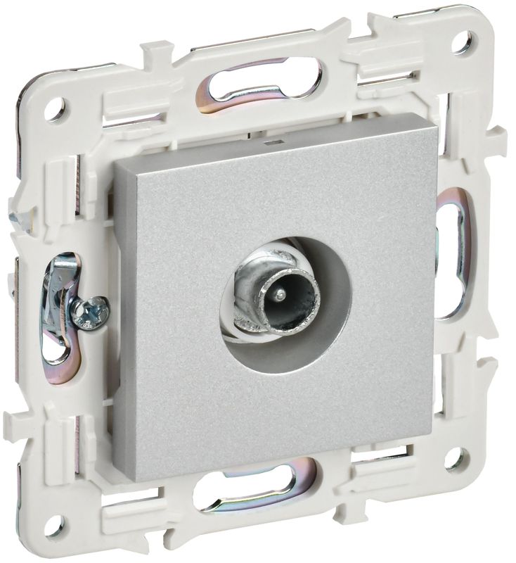 розетка телевизионная проходная tv skandy sk-a17s серебр. iek sk-a10-p-k23 от BTSprom.by