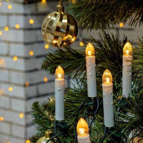  Гирлянда светодиодная "Нить" "Свечи" 3.8м 20LED тепл. бел. IP20 220В дл. провода 1.5м Эра Б0055996 фото в каталоге от BTSprom.by