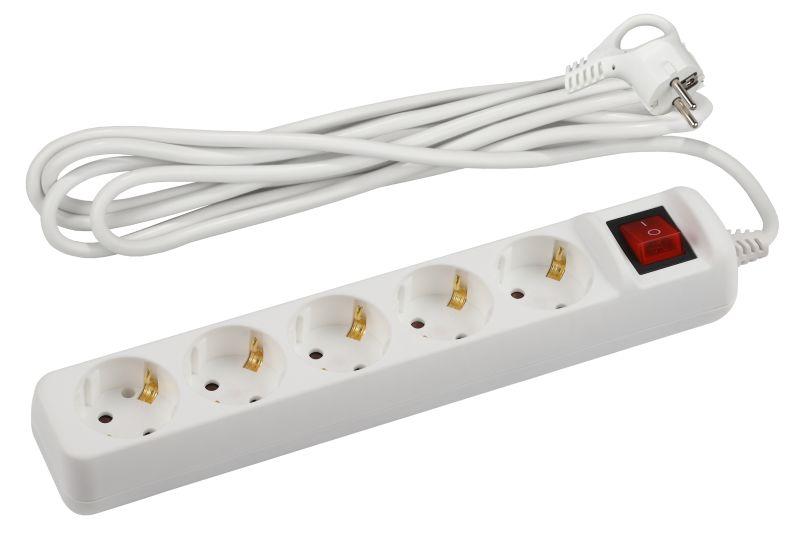 удлинитель 5х3м с заземл. с выкл. пвс 3х1.5 16а u-5es-3m-3x1.5 эра б0044044 от BTSprom.by