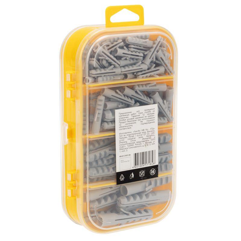  Набор саморезов и дюбелей для ДСП (уп.170шт) Kranz KR-01-3101-06 фото в каталоге от BTSprom.by