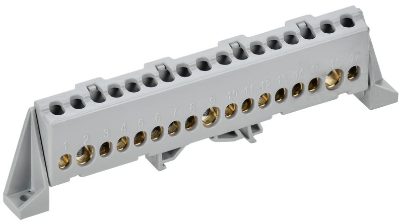 шина l "фаза" в комб. изол. "стойка" 8х12-17-ср tekfor iek tf-nn20-17-dp-k03 от BTSprom.by