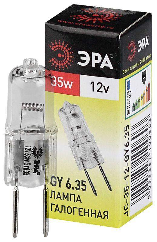 лампа галогенная gy6.35-jc-35w-12v эра c0027371 от BTSprom.by