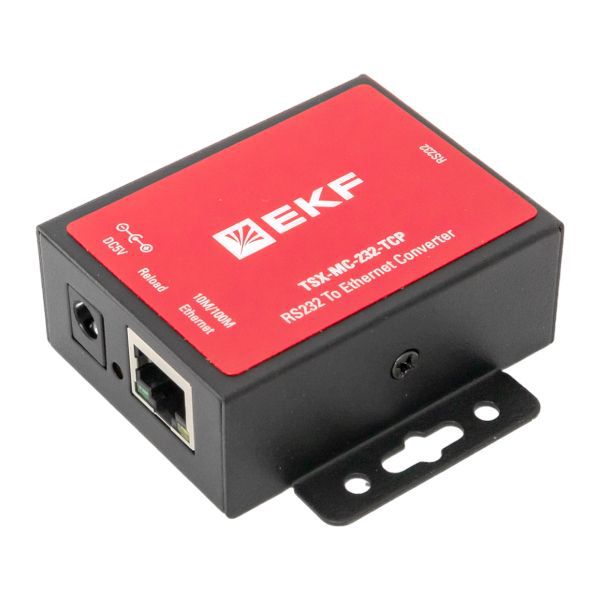  Преобразователь 1-портовый RS-232 в Ethernet MC-232-TCP TSX EKF TSX-MC-232-TCP фото в каталоге от BTSprom.by