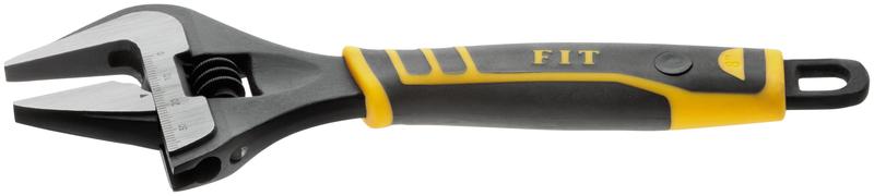  Ключ разводной "Стайл" узкие губки шкала экстра увелич. захват прорезин. ручка 200мм 39мм FIT 70167 фото в каталоге от BTSprom.by