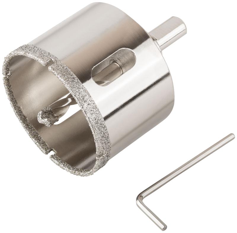  Коронка кольцевая алмазная по керамограниту камню и кафелю 55х70мм с центровочным сверлом FIT 16222 фото в каталоге от BTSprom.by