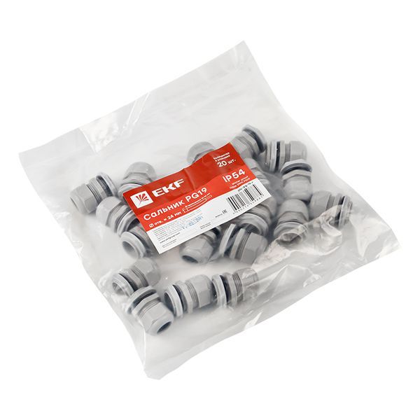  Сальник PG19 d12-15мм (d отверст. 23мм) IP54 PROxima EKF plc-pg-19-r фото в каталоге от BTSprom.by