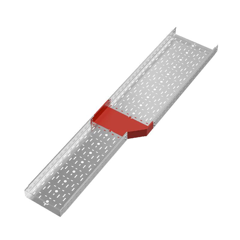 Переходник для лотка правый 80х300-400 сталь 1мм "ПЛЮС" PDplus80-300-400-R КМ PL0664 фото в каталоге от BTSprom.by