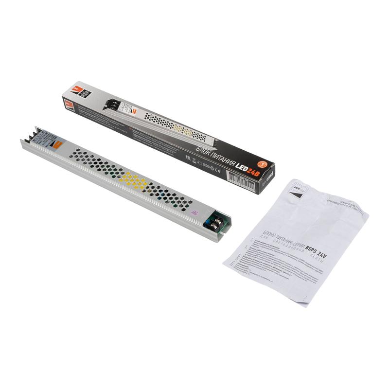  Блок питания для светодиодной ленты BSPS SLIM 100Вт 4.16А 24В IP20 Pro JazzWay 5059900 фото в каталоге от BTSprom.by