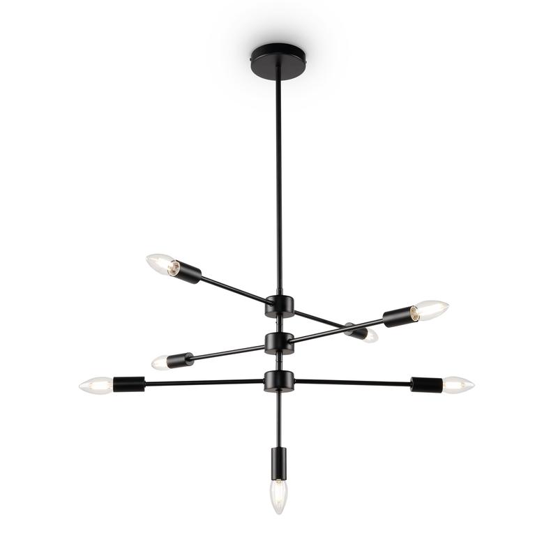  Светильник Firefly 60Вт E14х7 IP20 подвесной Freya FR5338PL-07B фото в каталоге от BTSprom.by