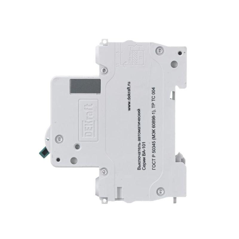  Выключатель автоматический модульный 1п C 32А 4.5кА ВА-101 DEKraft 11057DEK фото в каталоге от BTSprom.by