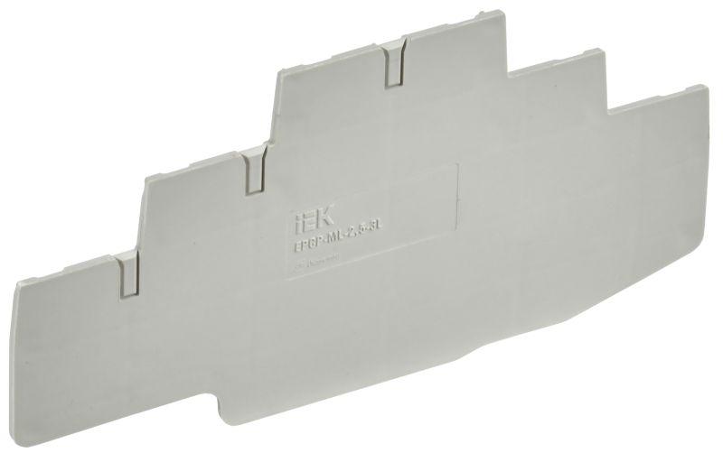 заглушка для cp-ml 3 ур. 2.5кв.мм сер. iek yct23-00-3-k03-002-zgl от BTSprom.by