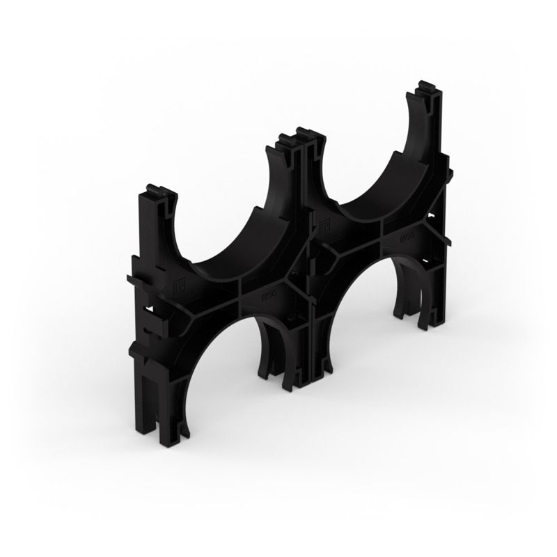 кластер двойной двухсторонний для двустен. труб d90мм промрукав pr13.02570 от BTSprom.by