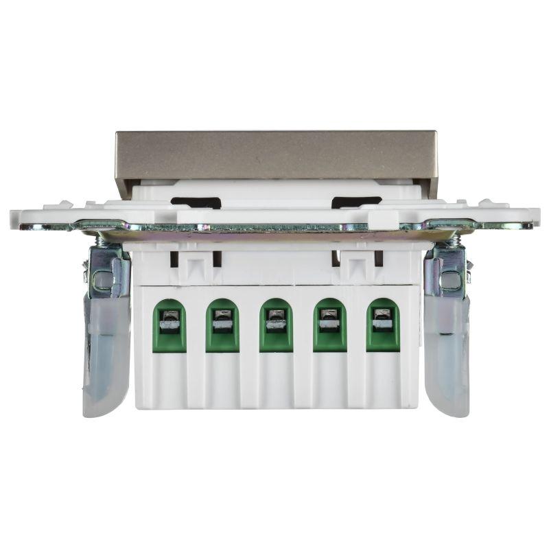  Кнопка звонка SKANDY 10А SK-V17Sh для отелей с индикацией шампань IEK SK-V14-2-10-K37 фото в каталоге от BTSprom.by