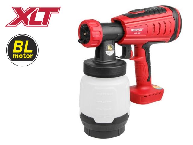 аккум. краскораспылитель wortex cps 1808 в кор. all1 xlt solo бесщёт.двиг., 18в, 1000 мл/мин, 0.8 л (бесщёт.двиг., 18 в, без акб и зу, 1000 мл/мин, 0.8 л бак, 2.5 мм сопло, 50 din) 0333263 от BTSprom.by