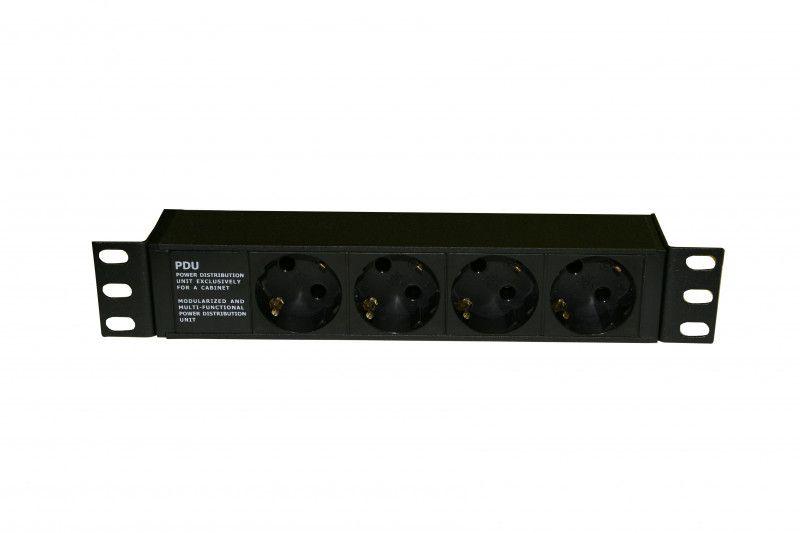 блок розеток she10-4sh-iec 10дюйм 250в 1u 16а 4 розетки schuko алюм. корпус разъем iec 60320 c14 hyperline 255009 от BTSprom.by