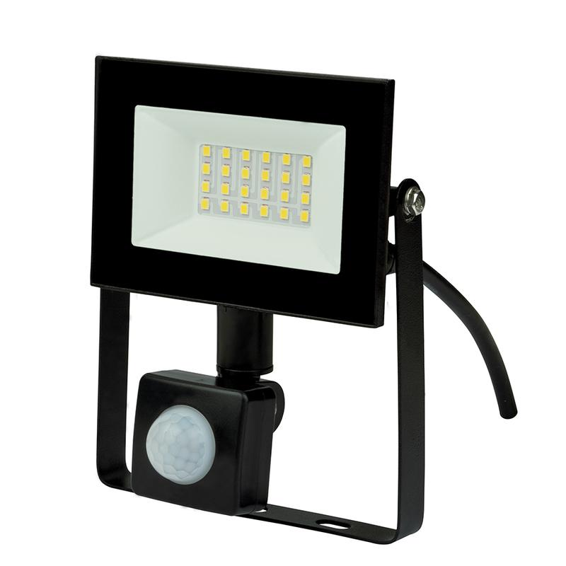 прожектор светодиодный ulf-f62-30w/6500k sensor ip54 200-240в black с датчиком движения и освещенности 6500к черн.uniel ul-00007125 от BTSprom.by