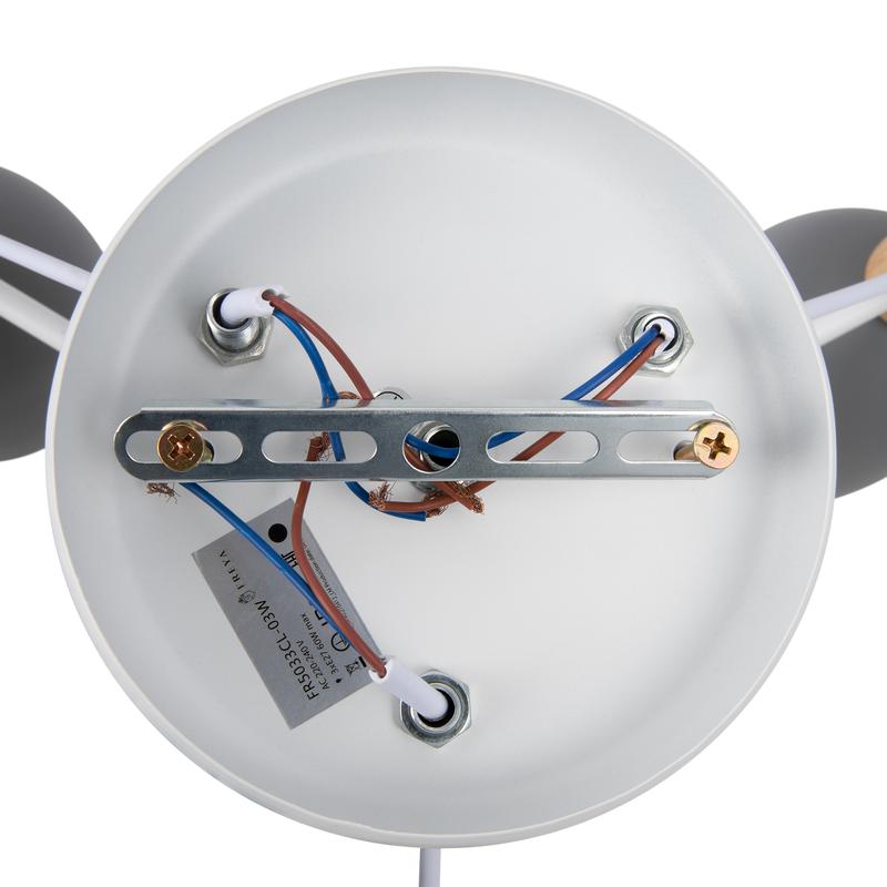  Светильник Delia 60Вт E27х3 IP20 потолочн. Freya FR5033CL-03W фото в каталоге от BTSprom.by