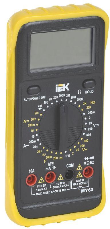 мультиметр цифровой professional my63 iek tmd-5s-063 от BTSprom.by