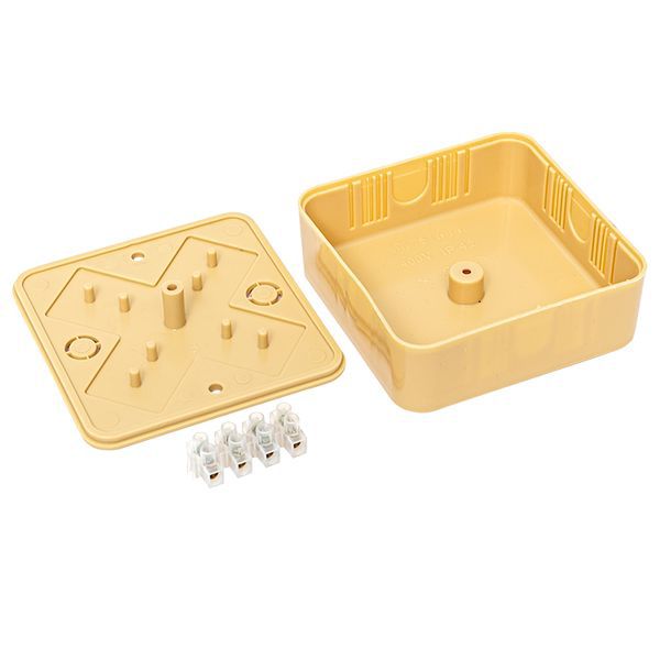  Коробка разветвительная КМР-030-030кг 75х75х26 с клеммником свет. дерево EKF plc-kmr-030-030kg-s фото в каталоге от BTSprom.by