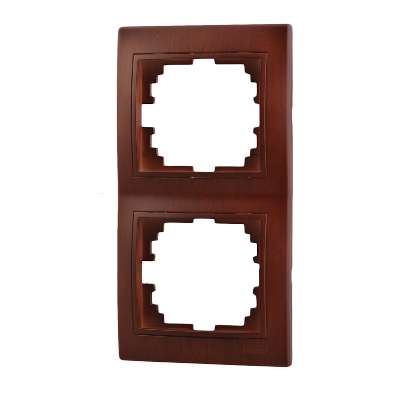 рамка 2-м mira вертикал. вишня lezard 701-0601-152 от BTSprom.by