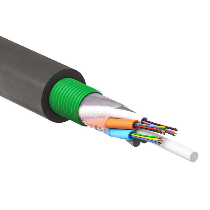 кабель волоконно-оптический модульный бронированный стальной гофрированной лентой для прокладки в канализаци нг(а)-hf 48 ов категория os2 (g.652.d) 27кн dkc rnctmt9c4801 от BTSprom.by