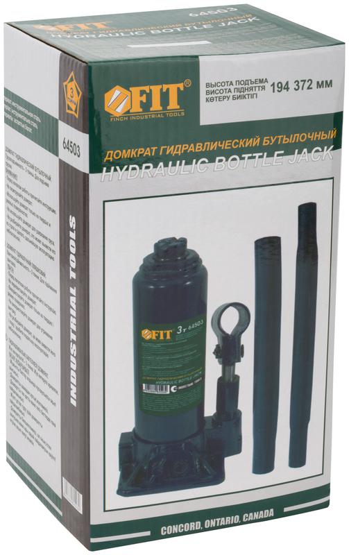  Домкрат гидравлический бутылочный 3т FIT 64503 фото в каталоге от BTSprom.by