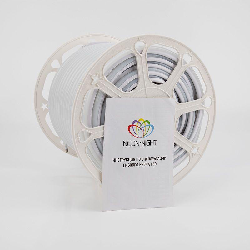 шнур светодиодный гибкий неон led smd форма - d 16х16мм 120led/м бел. (уп.50м) neon-night 131-085 от BTSprom.by