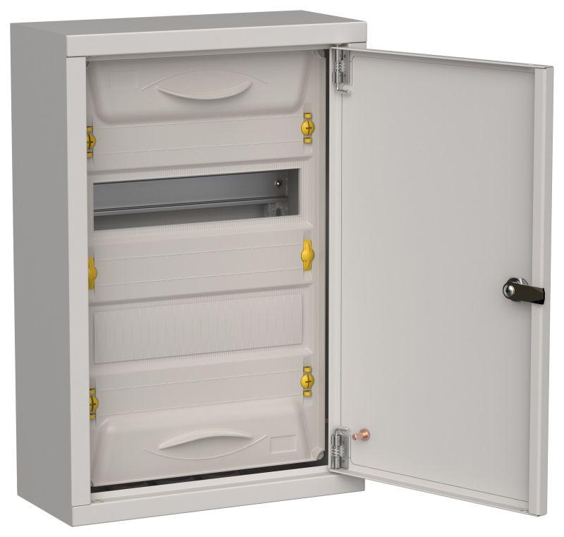корпус щрн-24 (1х24) titan 5 460х310х140 ip31 метал. сер. iek ti5-50-n-024-31-7035 от BTSprom.by
