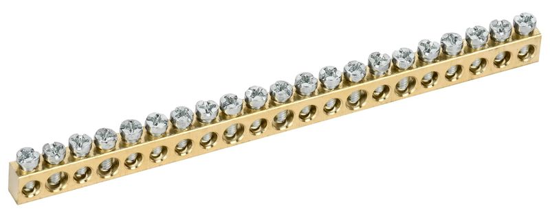 шина нулевая 6х9 21 отверст. tekfor iek tf-kp00d-sn-21 от BTSprom.by