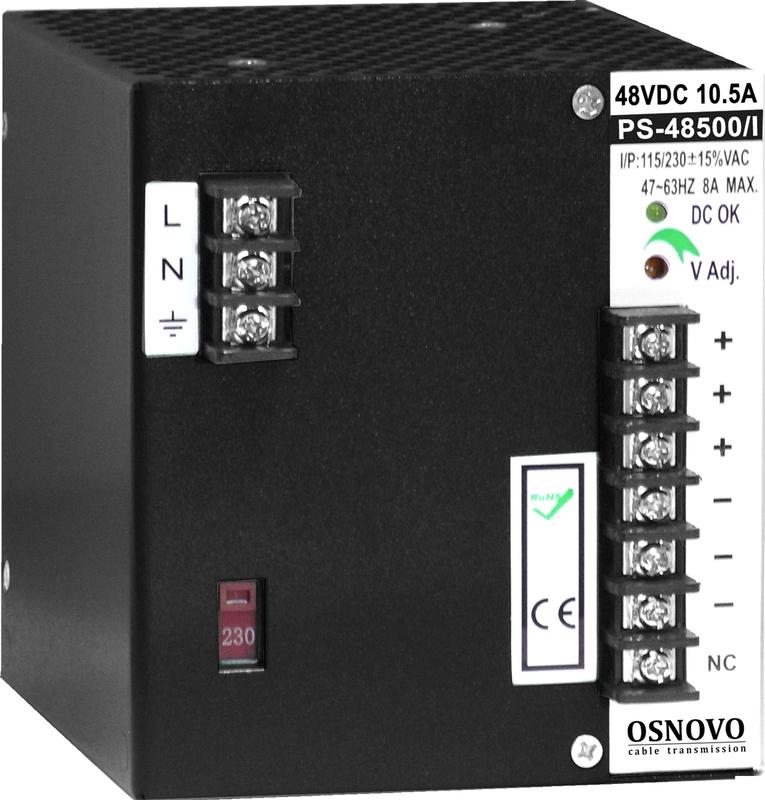 блок питания промышленный ps-48500/i 10.4а osnovo 13938 от BTSprom.by