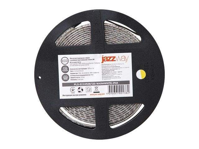 лента светодиодная pls 2835/60-12v 6вт/м 6500к холод. бел. ip20 (уп.5м) jazzway 2858009 от BTSprom.by