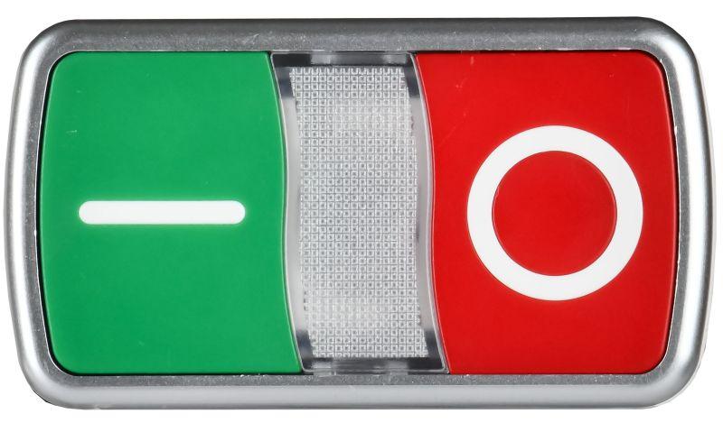  Кнопка "I-O" d22мм 1НО+1НЗ MASTER с подсветкой IEK MI-BT60-11DR-3-11-K51 фото в каталоге от BTSprom.by