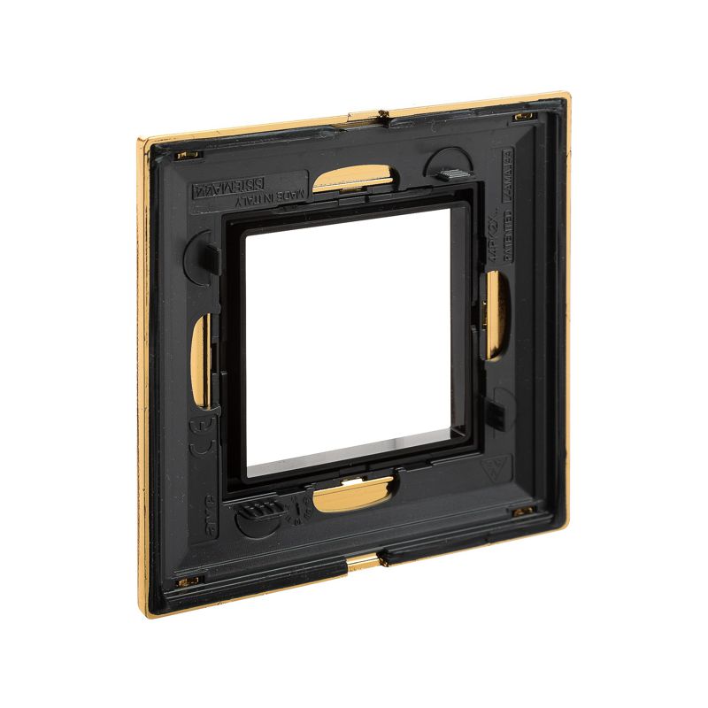  Рамка 1-м 2мод. Avanti метал. зол. DKC 4408852 фото в каталоге от BTSprom.by