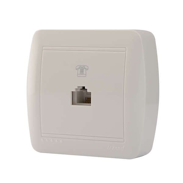 розетка телефонная оп demet rj11 евро стандарт бел. lezard 711-0200-137 от BTSprom.by