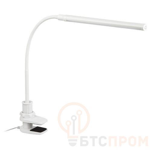 Светильник светодиодный NLED-509-8W-W настольный на струбцине бел. ЭРА Б0059841 фото в каталоге от BTSprom.by  Светильник светодиодный NLED-509-8W-W настольный на струбцине бел. ЭРА Б0059841 фото в каталоге от BTSprom.by
