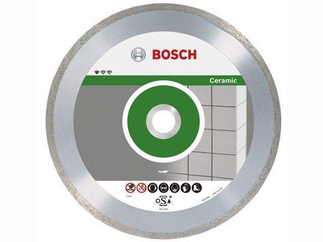 алмазный круг 125х22 мм по керамике сплошн. standard for ceramic bosch ( сухая резка) 2608602202 от BTSprom.by