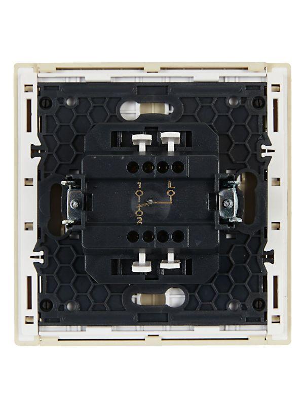  Выключатель проходной 1-кл. СП FORTE&PIANO 10А FP403 ваниль IEK FP-V12-0-10-1-K10 фото в каталоге от BTSprom.by