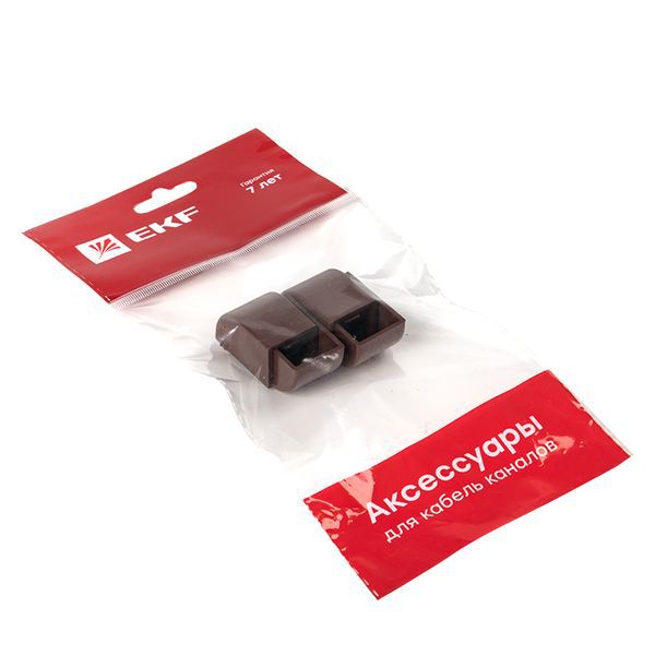  Заглушка 16х16 под темн. дерево Plast PROxima (уп.4шт) EKF ecd-16-16x4 фото в каталоге от BTSprom.by