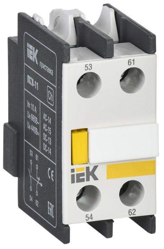 приставка контактная пки-11 доп. контакты 1з+1р iek kpk10-11 от BTSprom.by