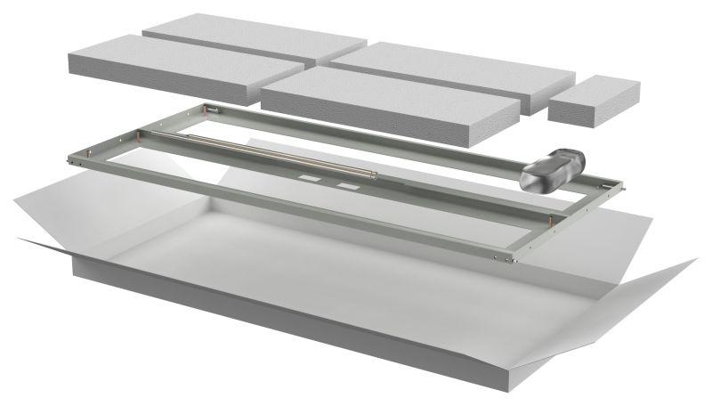 дверь двустворчатая для шкафа linea n 24u 600мм перфорир. сер. itk ln35-24u6x-d2p от BTSprom.by