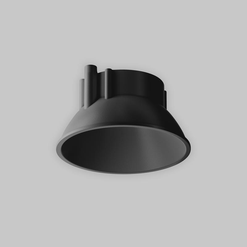  Рамка-отражатель декоративная для светильников Alfa LED черн. Maytoni Ring8-10W-RD-B фото в каталоге от BTSprom.by