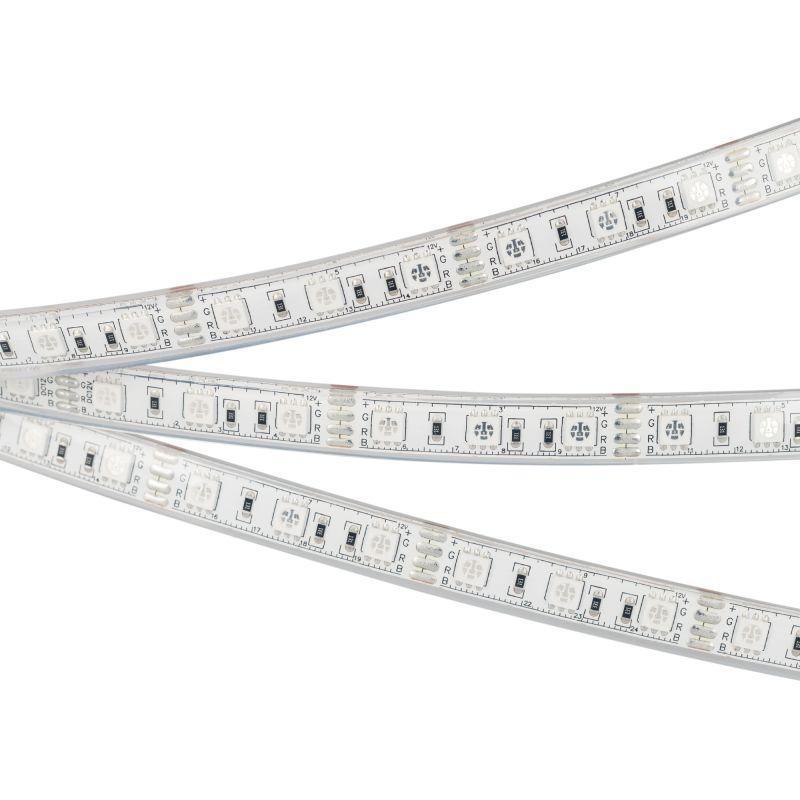 лента светодиодная rtw-pu-b60-12.5mm 12v rgb 14.4вт/м ip68 wire 2м герметичная (уп.5м) arlight 029599(3) от BTSprom.by