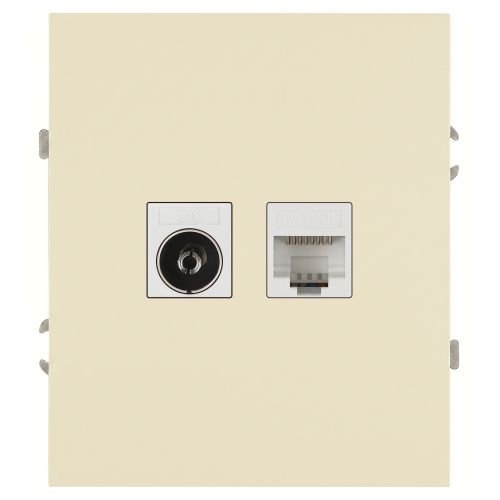 розетка комбинированная сп arktik rj45 + tv 16а ip20 250в сл. кость эра б0070495 от BTSprom.by