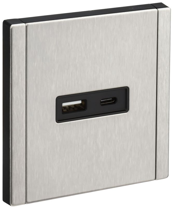розетка forte&piano fp750m usb a+c 3.1а никель iek fp-u22-d31-m-k50 от BTSprom.by
