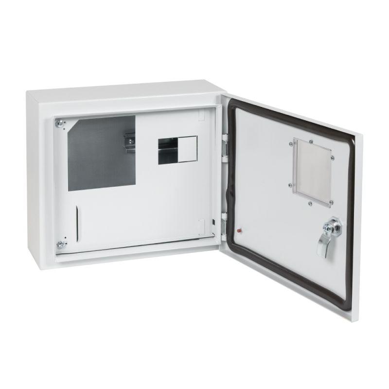 корпус металлический щурн-про-1-мп/4-292х353х137-ip66-ухл1 (с окном учета.1ф счетчик на мп 4 модуля про) кэаз 367473 от BTSprom.by
